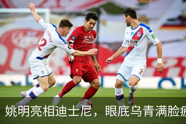 姚明亮相迪士尼，眼底乌青满脸疲惫，一身伤病走路一瘸一拐太沧桑